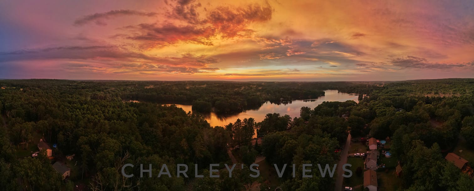 Sunset over Chepachet (Courtesy of Charley Thorn Sr.)